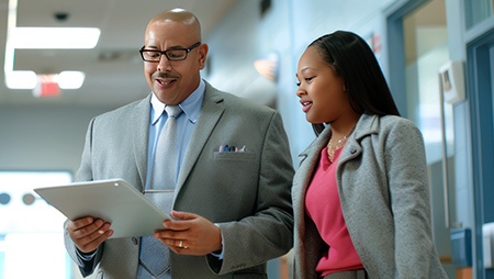 Administrator and teacher
