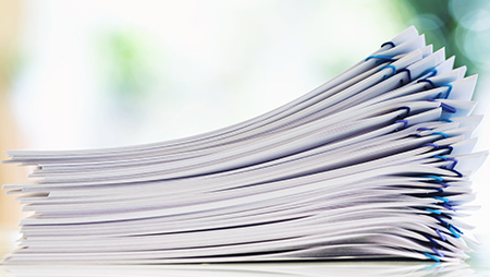 stock photo of papers