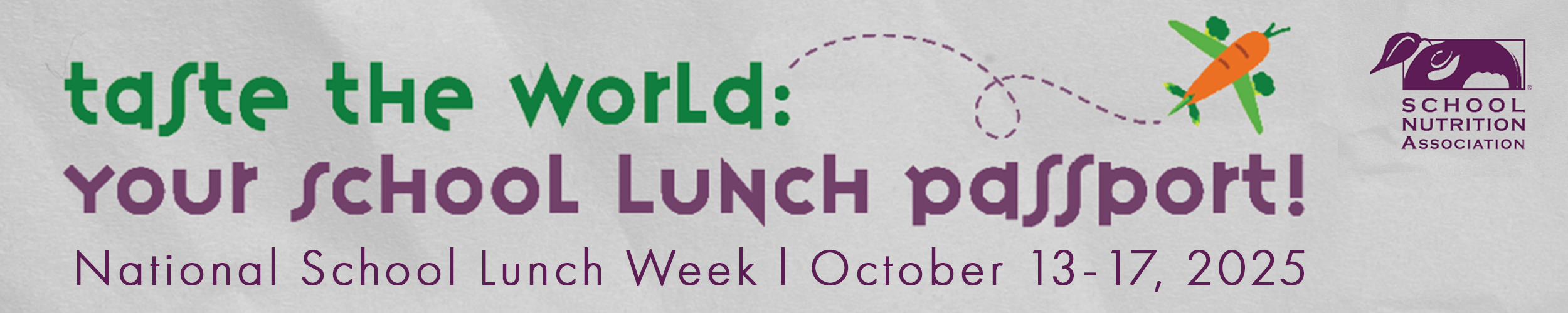 National School Lunch Week. Link.