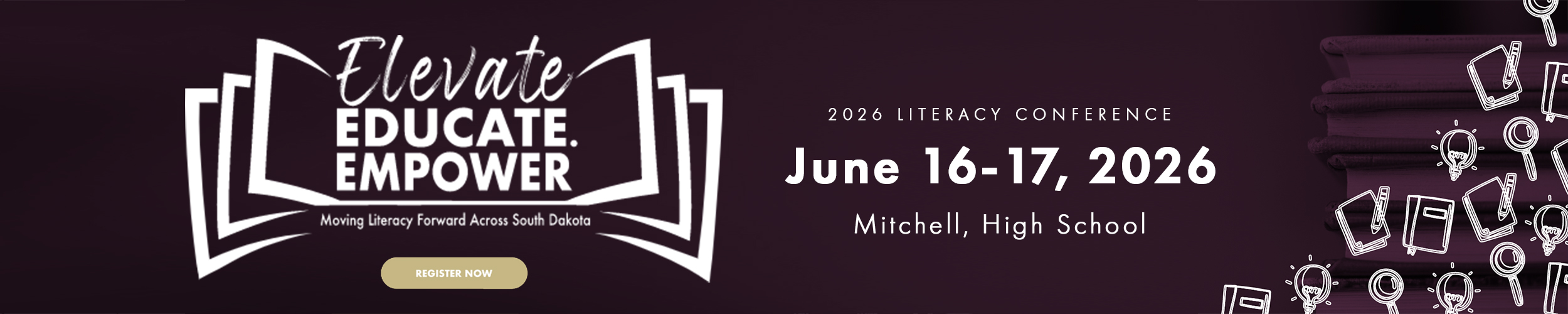 2026 Literacy Conference. Register Now. Link.