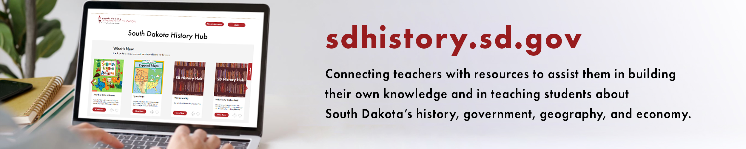 sdhistory.sd.gov. Connecting educators with South Dakota history resources. Link.