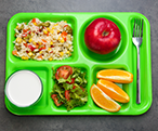School lunch tray