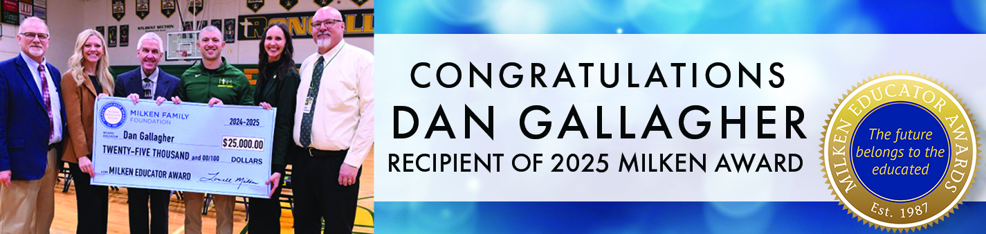 Dan Gallagher, 2025 Milken Educator Award