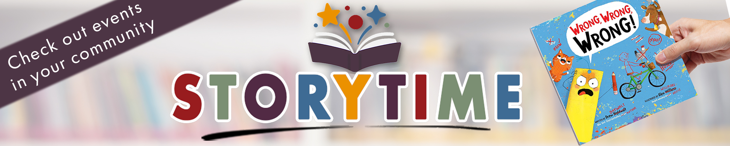Storytime South Dakota. Check out events in your community. Link.