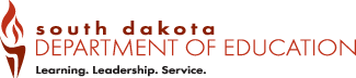 South Dakota Department of Education Logo. Link to homepage.