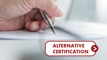 Alternative Certification. Link.