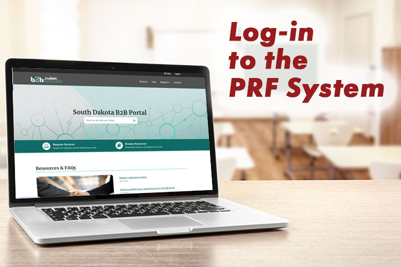 Log-in to the PRF System. Link.