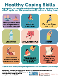 Download Healthy Coping Skills poster. Link.