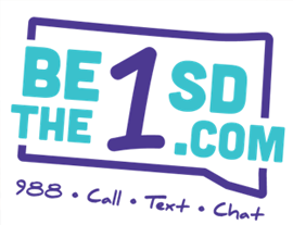 Be the 1 SD dot come. 988. Call. Text. Chat. 