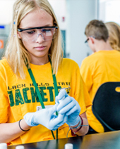 image of students participating in Dakota Dreams Summer Camp