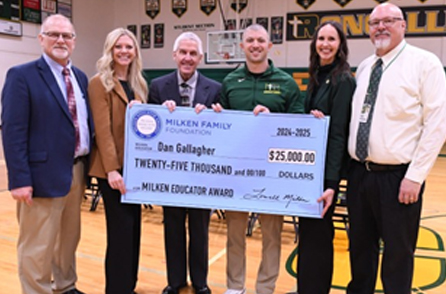 Dan Gallagher receives $25,000