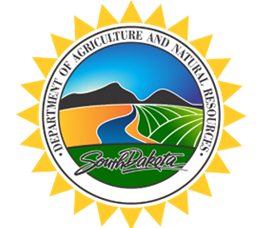 South Dakota Department of Agriculture and Natural Resources logo.
