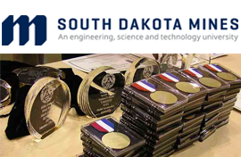 South Dakota School of Mines and Technology. Image of contest awards.