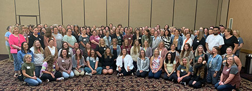 Group photo of candidates and their mentors.