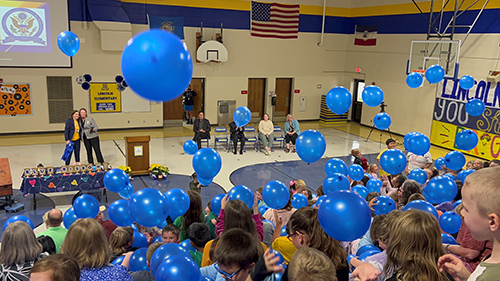 Photo of Blue Ribbon Celebration at Lincoln Elementary