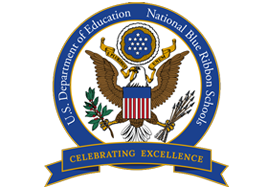 US Ed. Blue Ribbon School Logo.