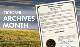 October. Archives Month.