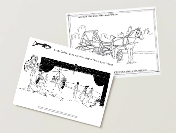 Example of coloring sheets from SDSH.