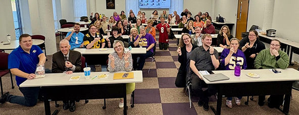 DOE Staff participating in Crunch off