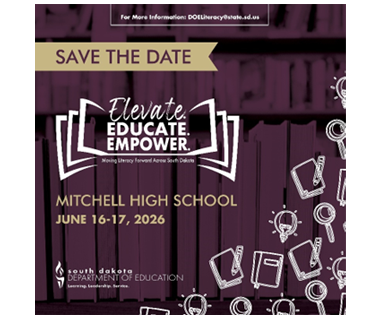 Save the Date. Elevate. Educate. Empower. Mitchell High School. June 16-17, 2026