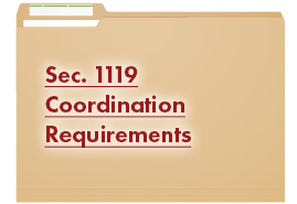 Section 1119 - Coordination Requirements
