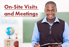 Title On-Site Visits and Meetings. Link.